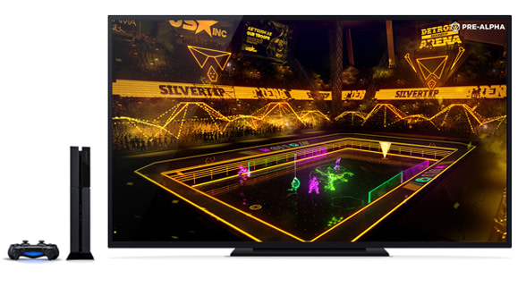 Laser League - game view
